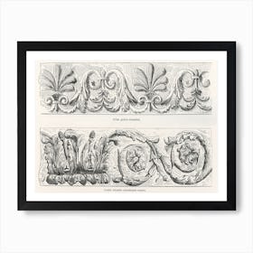 Greek Roman Motifs, Albert Racine Art Print