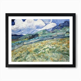 Landscape From Saint Rémy (1889), Vincent Van Gogh Art Print