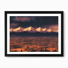 Mountain Landscape Art Print