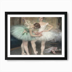 Two Ballerinas 1 Art Print