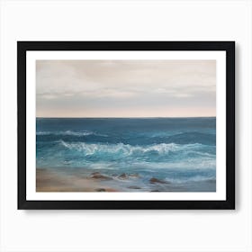 Ocean Crashing Waves Art Print