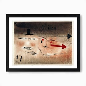 Seventeen, Crazy (1923), Paul Klee Art Print