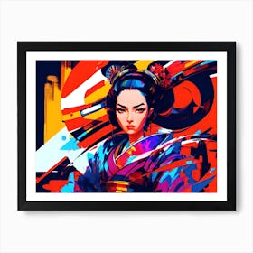 Geisha 127 Art Print