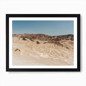 Sandy Mountains In Death Valley Art Print