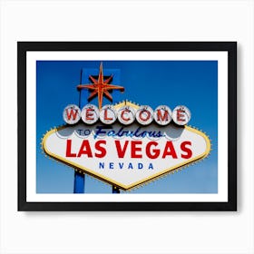 Welcome To Las Vegas Nevada Art Print