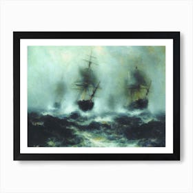 Stormy Seas Art Print