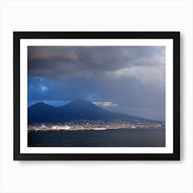 Mount Vesuvius Volcano Naples Italy Italia Italian photo photography art travel Art Print