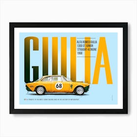 Alfa Romeo Giulia 1300 GT Junior Poster