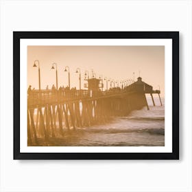 The Fishing Pier, Imperial Beach Art Print