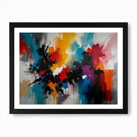 Abstract Painting art Affiche