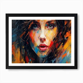 Portrait Of A Woman 23 Art Print