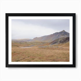 Iceland Earthy Landscape  Póster