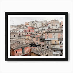 Ancient City In Calabria In Italy 1 Art Print