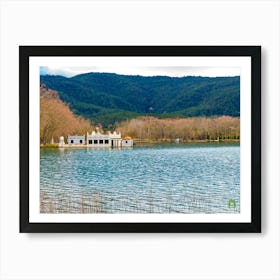 White House On A Lake 20230108962pub Art Print