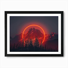 Ring Of Fire Art Print