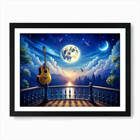 Moonlight Serenade (6) Art Print