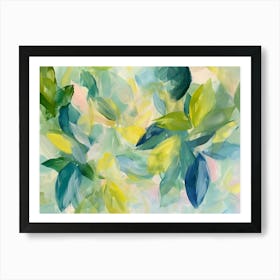 Abstract Of Leaves 6 Art Print