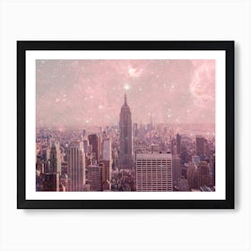 Stardust Covering NY in Art Print