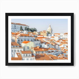 Lisbon Roofs Art Print