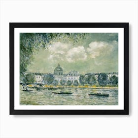 Landscape Along The Seine, Alfred Sisley Art Print