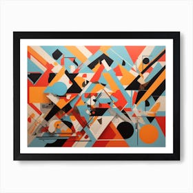 Dreamshaper V7 Abstract Geometric Create An Abstract Artwork U 1 Art Print