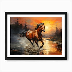 Noble Gallop The Horse S Quest Art Print