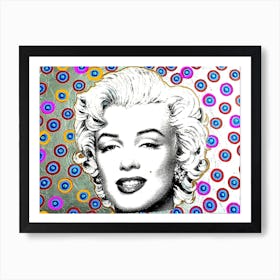 Marilyn - Monroe - collage Art Print