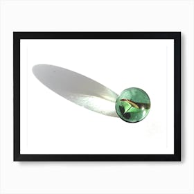 Emerald Green Glass Art Print