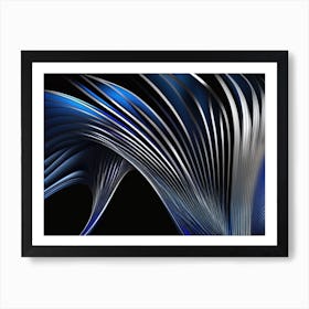 Digital abstract background art. Art Print