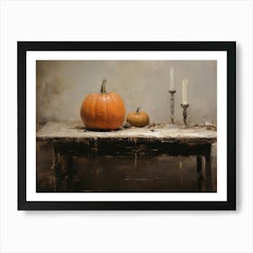 Autumn Still Life Painting Art Print