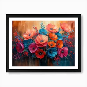 Flowers In A Vase 2 Art Print