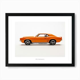 Toy Car 69 Camaro Orange Poster Art Print