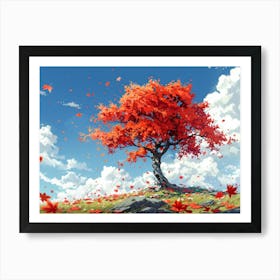 Autumn Tree 3 Art Print