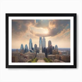 Philadelphia Skyline 3 Art Print