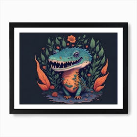 Aligator (7) Art Print