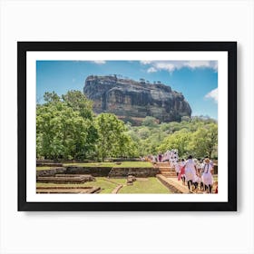 Sigiriya Rock Temple Art Print