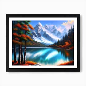 Mountain Lake 48 Art Print