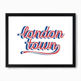 London Town Art Print