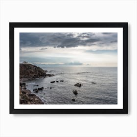 Coastal Landscape Of Italy Art Print