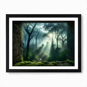 Tree In The Forest Art Print