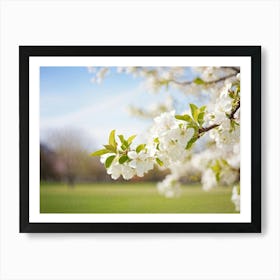 Blossoming Apple Tree 2 Art Print