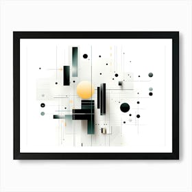 Abstract modern art 1 Art Print