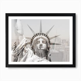 Statue Of Liberty In New York City 1 Art Print