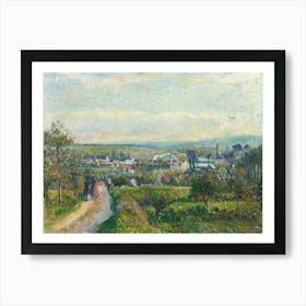 View of Saint Ouen l’Aumône (ca. 1876), Camille Pissarro Art Print