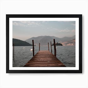 Lake Of Iseo Italy Art Print