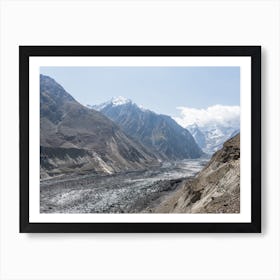 Glacier Valley In Pakistan Art Print