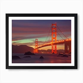 San Francisco Golden Gate Bridge Art Print