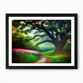 Path Through The Forest Art Print