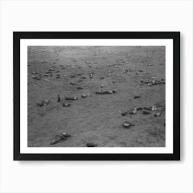 Untitled Photo, Possibly Related To Empty Beer Bottles After Celebration Party At The Umatilla Ordnance Depot Art Print
