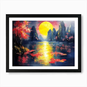 Lily Pond 5 Art Print